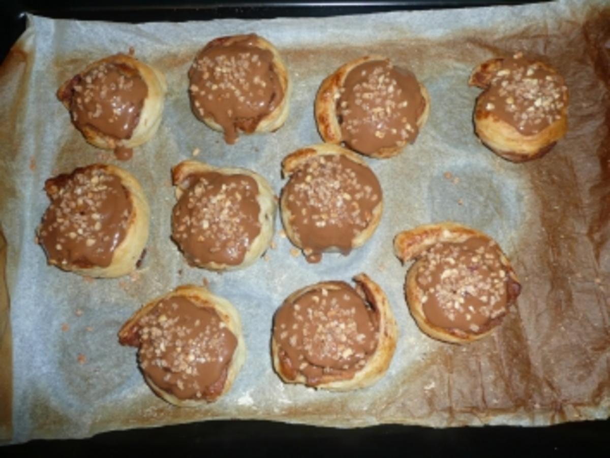 Blätterteigschnecken "Süße Verführung" - Rezept