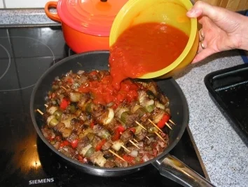 Rindsschaschlik ungarisch mit Wedges - Rezept - Bild Nr. 13