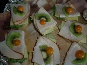 Fingerfood - Putenbrust-Baguette-Schnittchen - Rezept