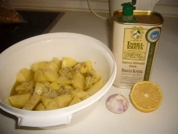 Hähnchenschenkel auf dem Backblech - Rezept