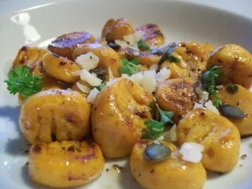 Kürbisgnocchi - Rezept