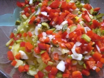 Rezept: Rosas bunter Kartoffelsalat Bild Nr. 6 Rosas bunter Kartoffelsalat - Rezept - Bild Nr. 6