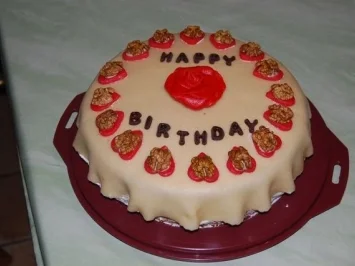 Marzipan - Sahne - Torte - Rezept - Bild Nr. 2