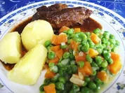 Erbsen und Möhrchen Gemüse - jeder kennt es, ... - Rezept