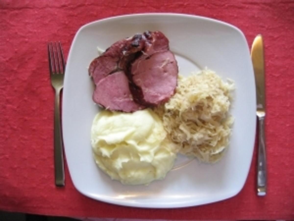 Kassler mit Sauerkraut - Rezept