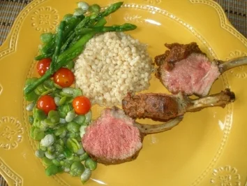 Lammkarree mit Tomatenkruste - Rezept