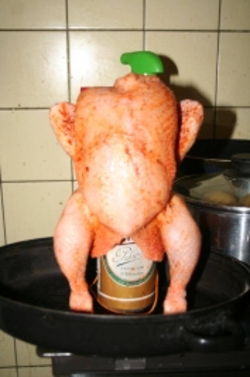 Bilder für Beer Butt Chicken - Rezept