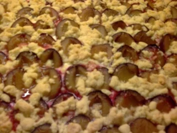 Rezept: Streusel Pflaumen Kuchen Streusel Pflaumen Kuchen - Rezept