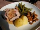 Gefüllter Schweinerücken oder Spießbraten - Rezept
