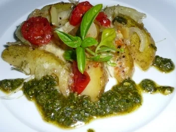 Rezept: mediterane Kartoffelpfanne mediterane Kartoffelpfanne - Rezept