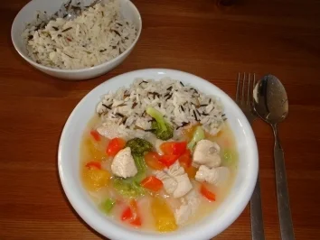 Aprikosen-Putengulasch - Rezept