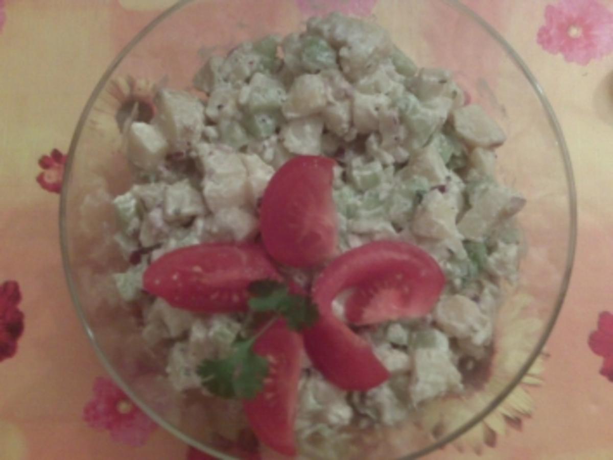 Wasabi Gurken Kartoffelsalat - Rezept
