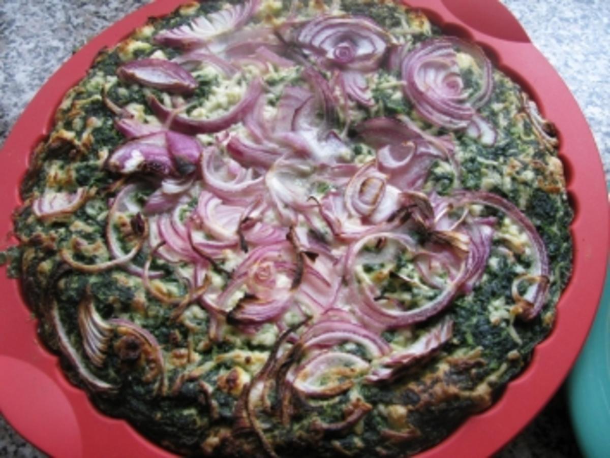 Spinat-Feta Pizza - Rezept
