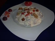 Frühstücks-Quark mit Früchten und Nüssen - Rezept
