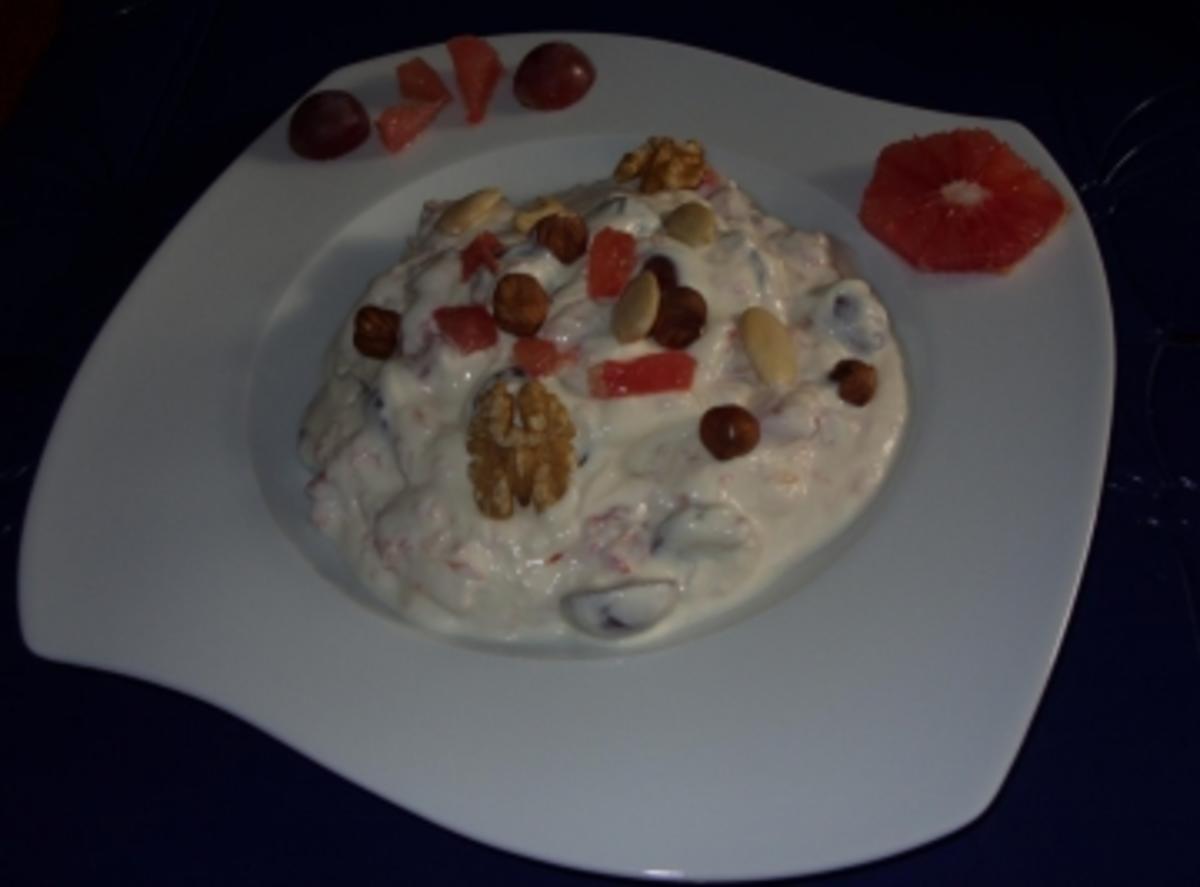 Frühstücks-Quark mit Früchten und Nüssen - Rezept - Bild Nr. 4