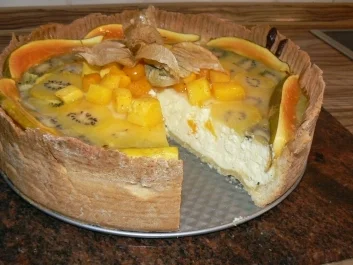 exotischer Käsekuchen - Rezept