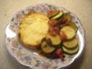 Vorspeisen - Grillkäse mit Tomaten-Zucchini-Gemüse - Rezept