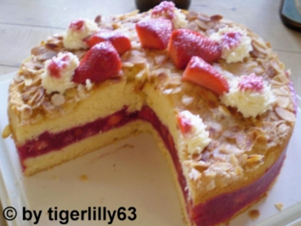 Erdbeer-Biskuit-Torte - Rezept