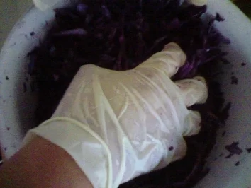 Krautsalat aus Rotkohl - Rezept - Bild Nr. 3