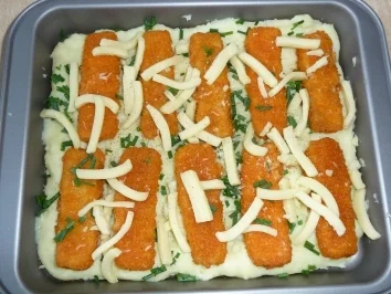 Fischstäbchenauflauf - Rezept - Bild Nr. 2
