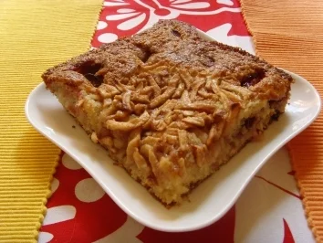 geraspelter blechapfelkuchen... - Rezept