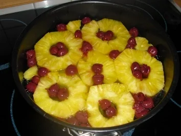 Rezept: Ananastorte verkehrt herum Bild Nr. 2 Ananastorte verkehrt herum - Rezept - Bild Nr. 2