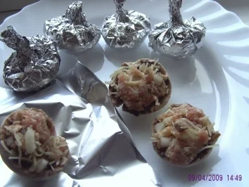 Champignons gefüllt - Rezept - Bild Nr. 4