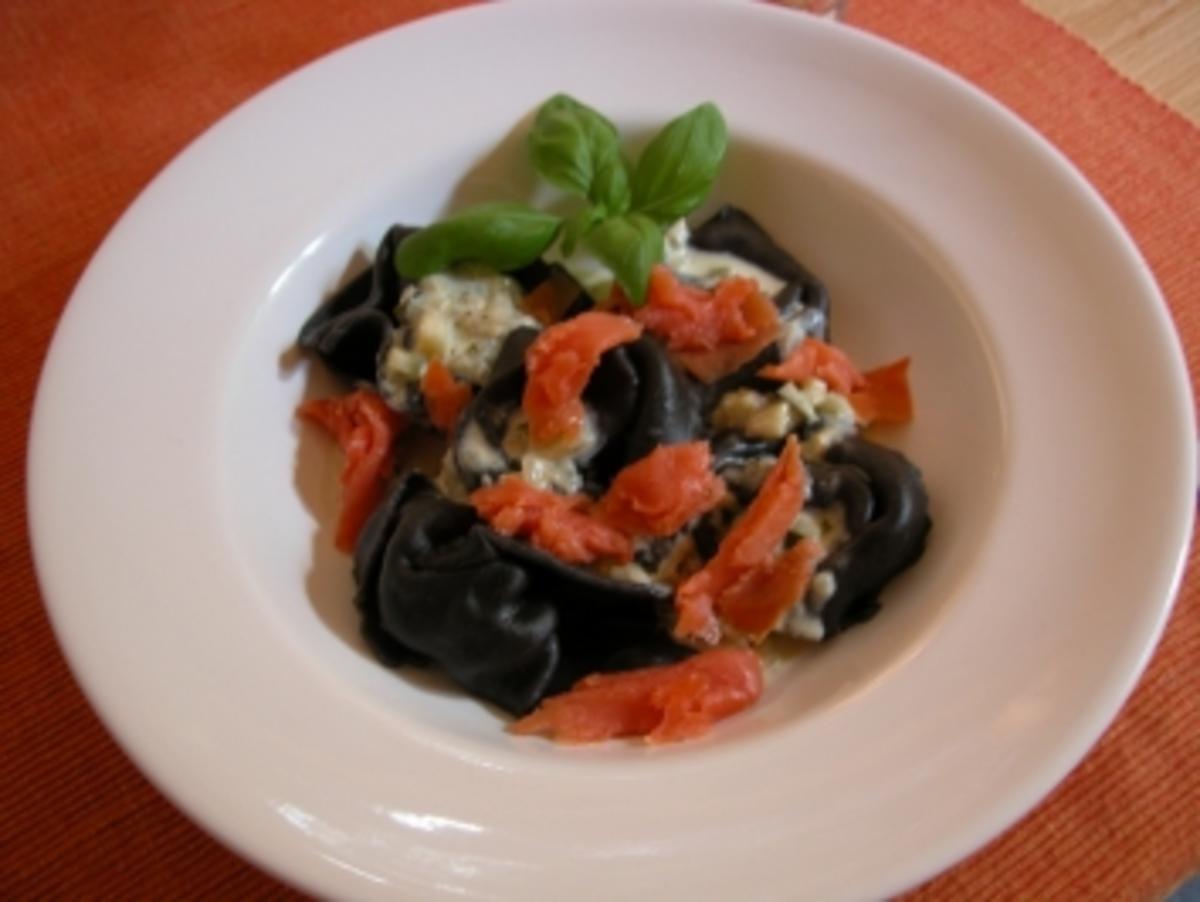 Tortelloni Gigante al salmone - Rezept mit Bild - kochbar.de