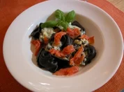 Tortelloni Gigante al salmone - Rezept