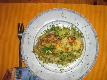 Putenschnitzel auf Bratkartoffeln gratiniert - Rezept - Bild Nr. 10