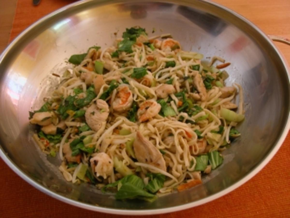 Bilder für Chicken-Shrimp-Wok - Rezept