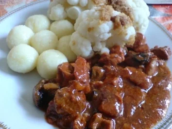 Rezept: Pfundfleisch-Pfanne Pfundfleisch-Pfanne - Rezept