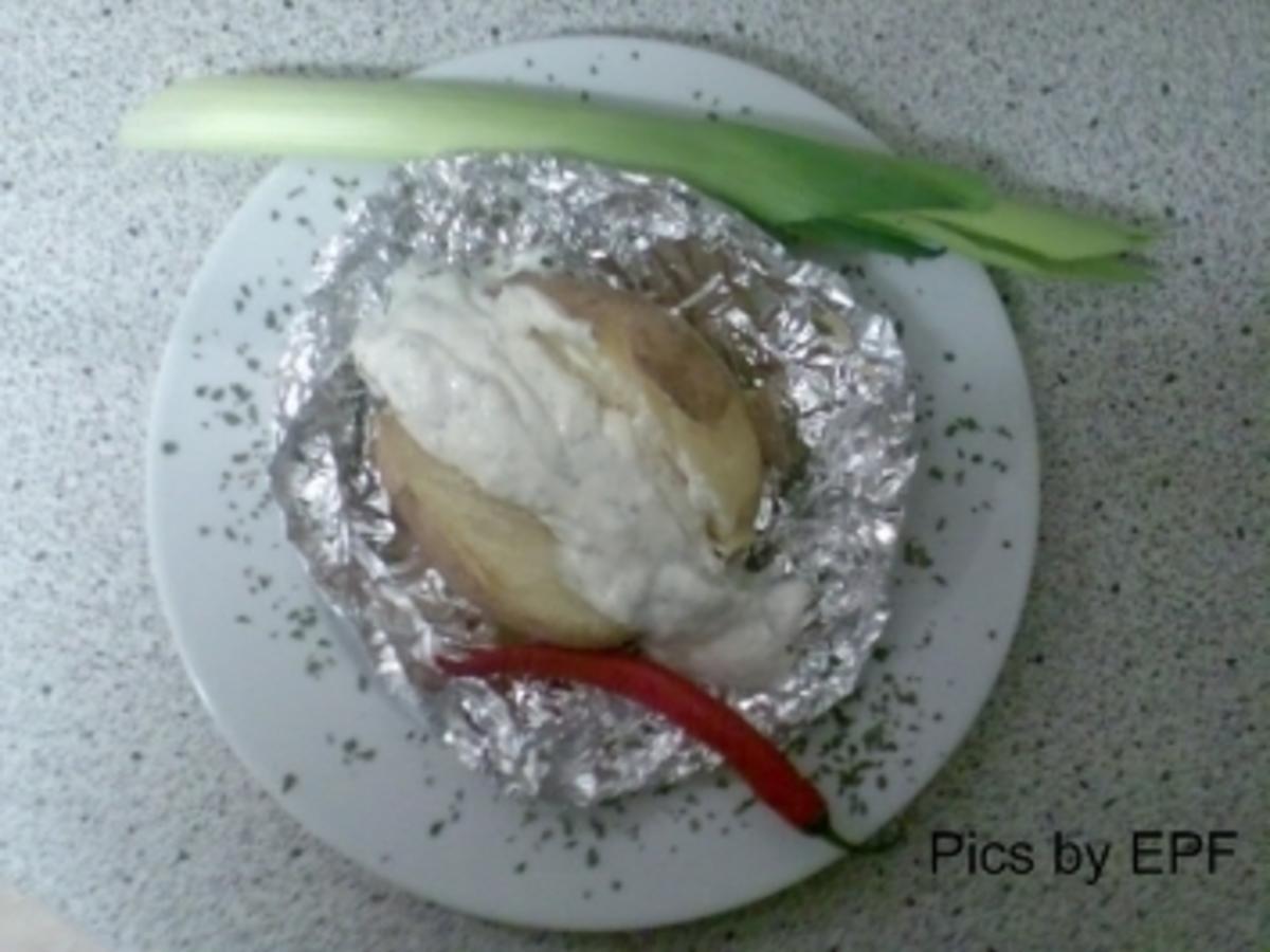 Folienkartoffeln mit Kräuterquark - schnell &amp; einfach - 67 kcal/100g