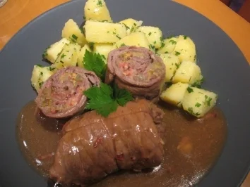 Badische Rinderrouladen mit Kräuter-Salzkartoffeln - Rezept - Bild Nr. 11