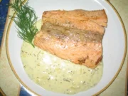 Wildlachs mit Zitronenbuttersoße - Rezept