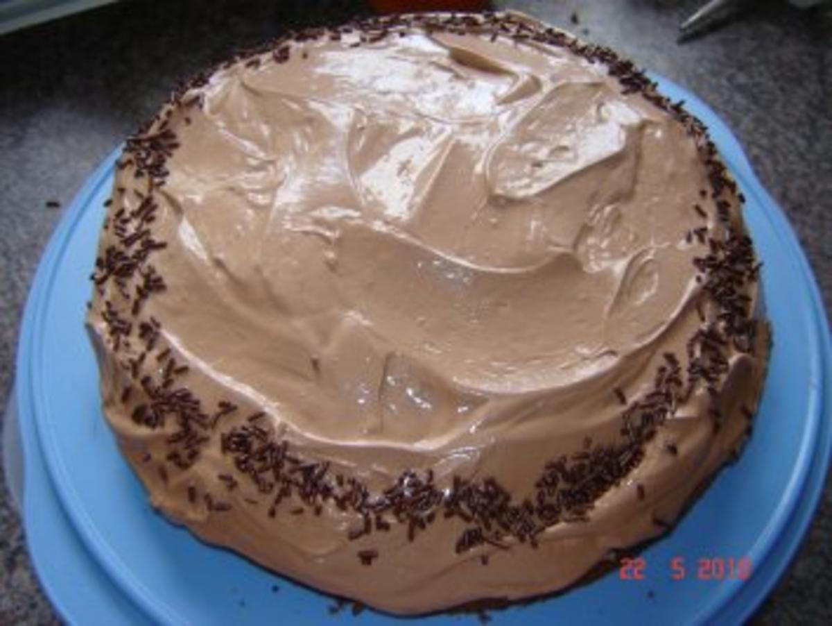 Bilder für Kuchen + Torten : Schoko-Bananentorte - Rezept