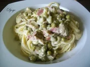 Bunte - Käse - Sahne - Nudeln - Rezept