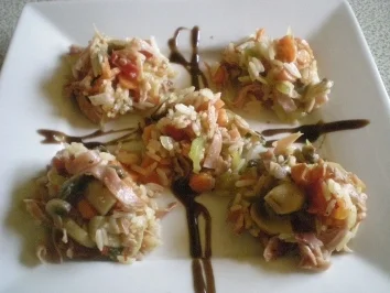 Rezept: schnelle Reis Pfanne schnelle Reis Pfanne - Rezept