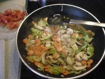 Rezept: schnelle Reis Pfanne Bild Nr. 3 schnelle Reis Pfanne - Rezept - Bild Nr. 3