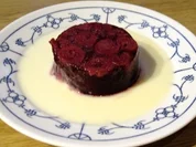 Kirschsulz aus Schattenmorellen mit Vanillesoße - Rezept