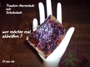 Eingemachtes  Traubenmarmelade mit Schokolade - Rezept