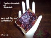 Eingemachtes  Traubenmarmelade mit Schokolade - Rezept