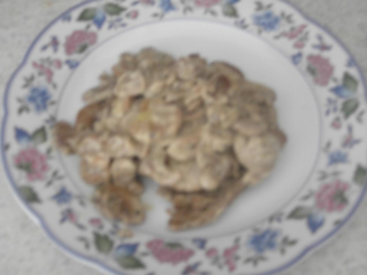 Fleisch - Schnitzeltoast mit Champignons - Rezept