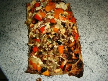 Hokkaido -Zwiebel-Schinken-Kuchen - Rezept - Bild Nr. 2