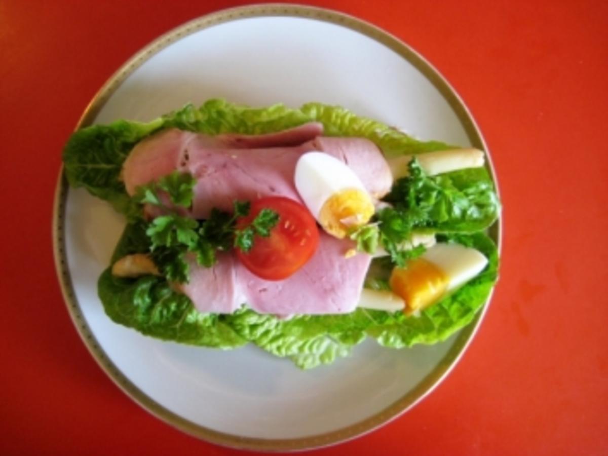 Schinkenröllchen mit Spargel mal anders - schnell &amp; einfach - 135 kcal/100g