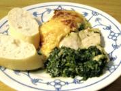 Zanderfilet auf Blattspinat - Rezept