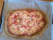 Hackfleischpizza - Rezept