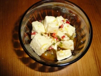 Eingelegter Fetakäse - Rezept