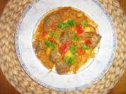 Gulaschpfanne vom Rind  -  Szegediner Art - Rezept