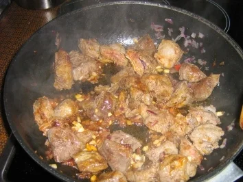 Gulaschpfanne vom Rind  -  Szegediner Art - Rezept - Bild Nr. 5